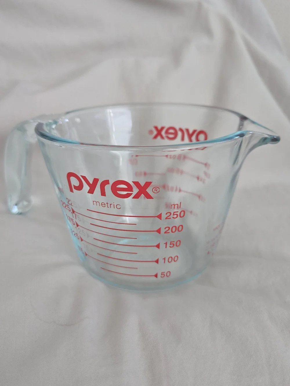 Pyrex clear glass